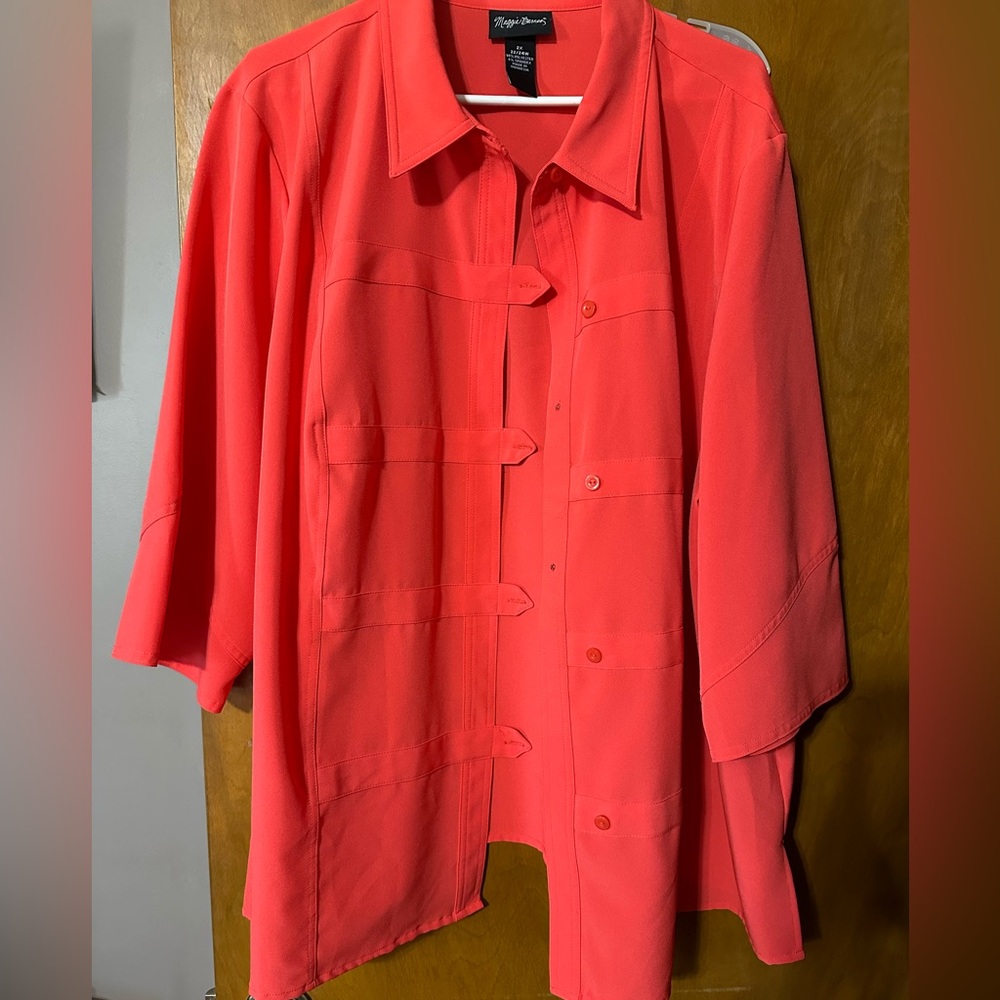 Rafaella Women's Pink Button-Up Blouse